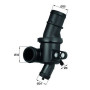 Behr Mahle TH480 Thermostat Kühlmittel für Mercedes A-Klasse W169 A160 A180 A200
