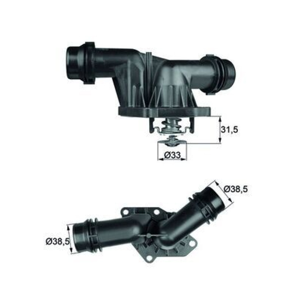 Behr Mahle TI2585 Thermostat für BMW 3er E46 318d 320d 5er E39 520d M47