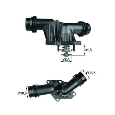 Behr Mahle TI2585 Thermostat für BMW 3er E46 318d 320d 5er E39 520d M47