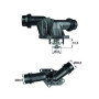 Behr Mahle TI2585 Thermostat für BMW 3er E46 318d 320d 5er E39 520d M47