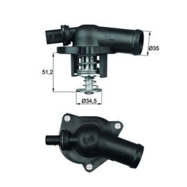 Behr Mahle Thermostat Kühlmittelthermostat für VW Golf 4 IV 1.6 FSI 1J1 TI17109