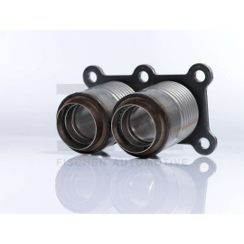 Reparatursatz m. Dichtung Flexrohr Hosenrohr mit Flansch für VW Polo APF AUR AFT