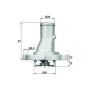 Behr Mahle TI6887D Thermostat für Fiat Cinquecento Doblo Panda Punto Seicento