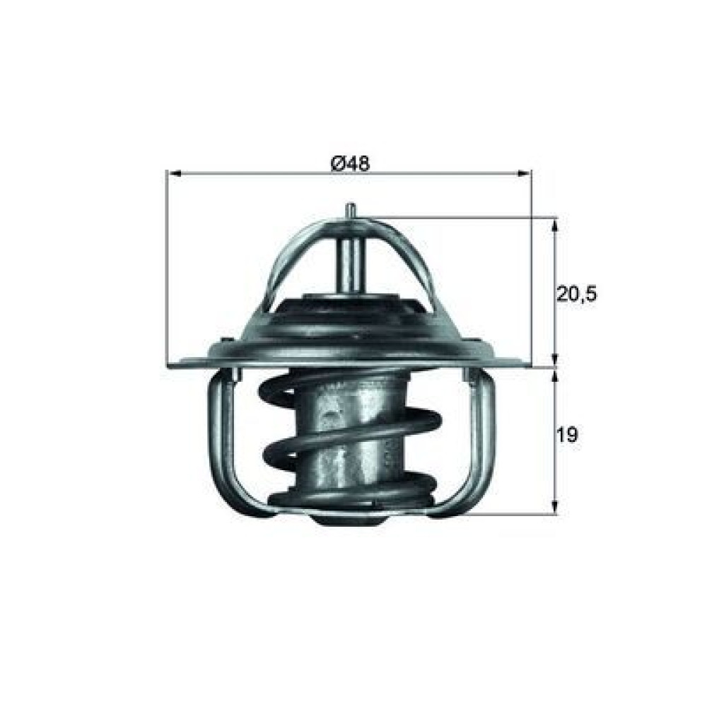 ORIGINAL BEHR THERMOSTAT MIT DICHTUNG für FORD OPEL SAAB DIVERSE TX 5 88D