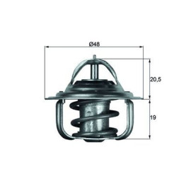 ORIGINAL BEHR THERMOSTAT MIT DICHTUNG für FORD OPEL SAAB DIVERSE TX 5 88D