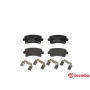 Brembo Bremsklötze Bremsbeläge hinten für Opel Insignia A bel. Scheibe P59060