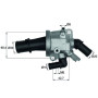 Behr Mahle TI15388 Thermostat für Opel Agila Combo Corsa C Suzuki Swift III