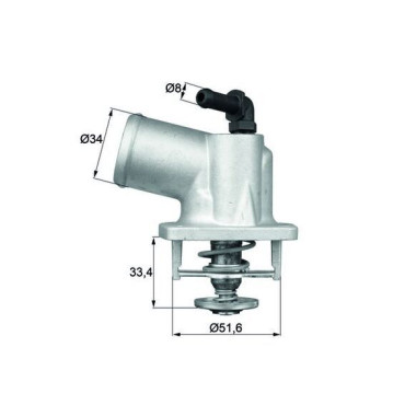 Behr Mahle TI5492D Thermostat für Opel Astra Meriva Vectra Zafira Corsa 1.4 1.6