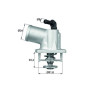Behr Mahle TI5492D Thermostat für Opel Astra Meriva Vectra Zafira Corsa 1.4 1.6