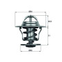 BEHR THERMOSTAT M. DICHTUNG KÜHLMITTELTHERMOSTAT für VW GOLF II III POLO 86C6NT4