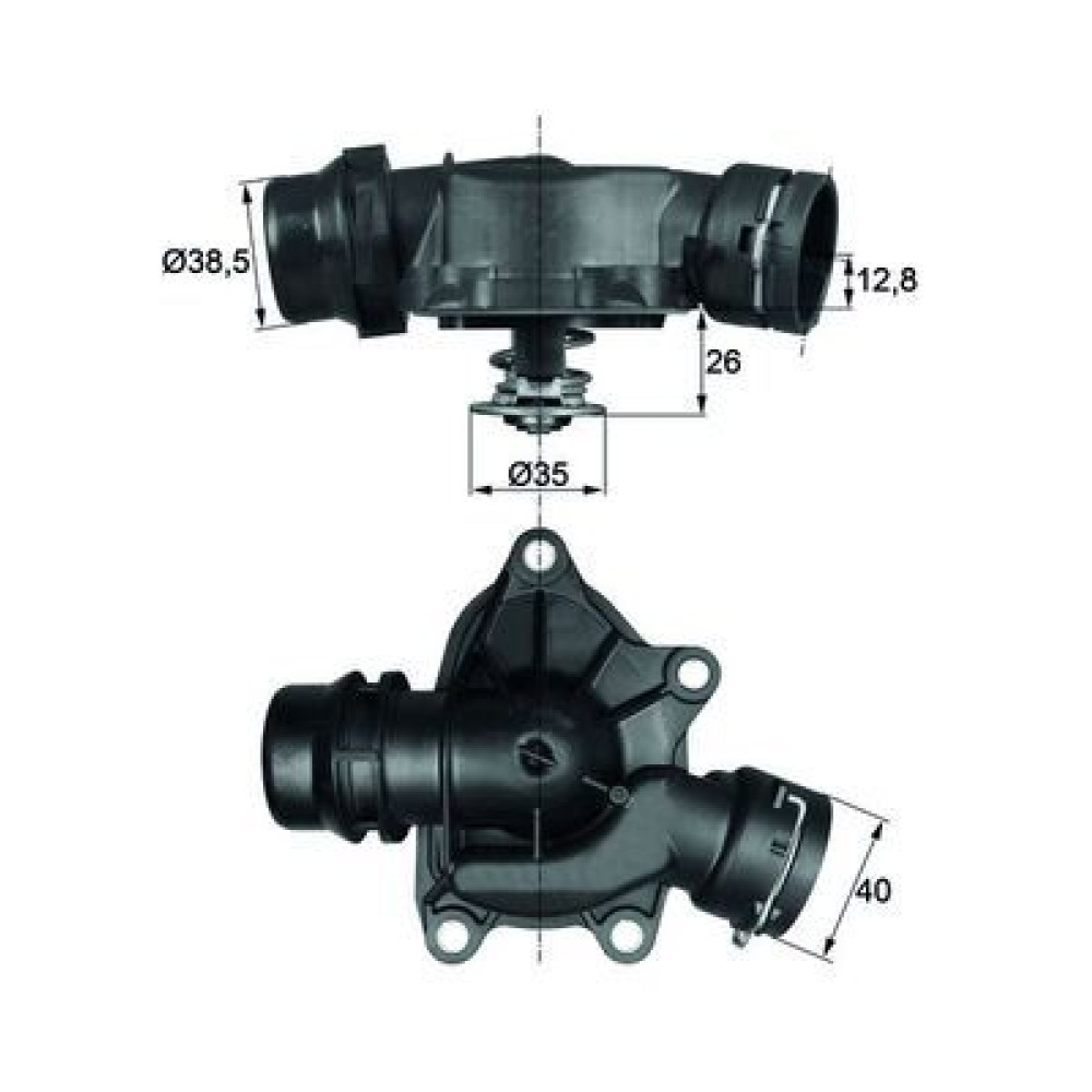 Behr Mahle TI2688 Thermostat für BMW 5er E39 530d Touring 7er E38 730d
