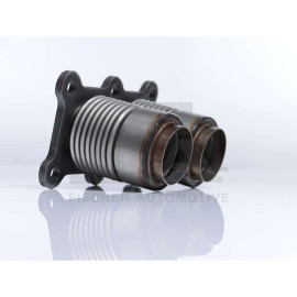 Reparatursatz m. Dichtung Flexrohr Hosenrohr mit Flansch für VW Polo APF AUR AFT
