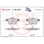 Original Brembo Bremsklötze Bremsbeläge vorne Audi A4 B6 A6 C6 PR-1LG 1LD P85097