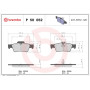 Brembo Bremsklötze Bremsbeläge hinten für Mercedes CLS E-Klasse W211 S211 P50052