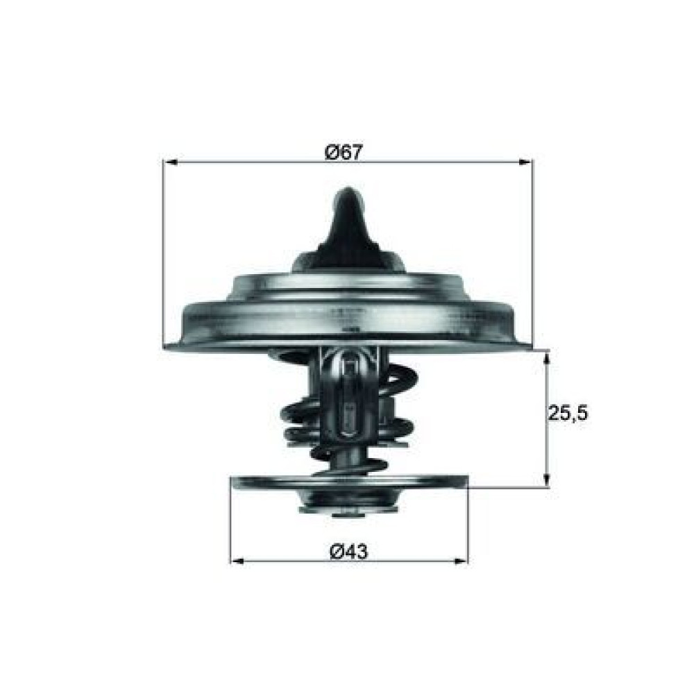 Behr Thermostat Kühlmittelregelventil Regler für Mercedes 190 1.8 2.0 2.3