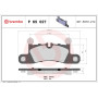 Brembo Bremsklötze Bremsbeläge hinten für Porsche Cayenne VW Touareg P65027