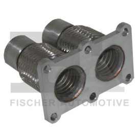 Reparatursatz m. Dichtung Flexrohr Hosenrohr mit Flansch für Skoda Octavia 1,6L