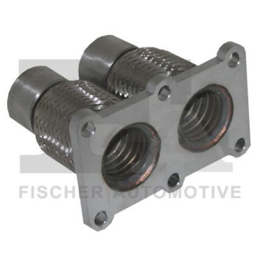 Reparatursatz m. Dichtung Flexrohr Hosenrohr m. Flansch für VW Golf 4 IV VW Bora