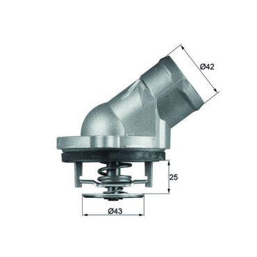 Behr Mahle Thermostat Kühlmittelthermostat für Mercedes C-Kl. W202 W203 TI4587D