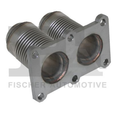 Reparatursatz m. Dichtung Flexrohr Hosenrohr mit Flansch für VW Polo APF AUR AFT