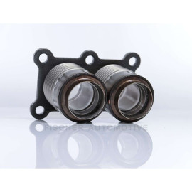 Reparatursatz m. Dichtung Flexrohr Hosenrohr mit Flansch für VW Polo APF AUR AFT