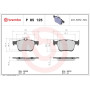 Brembo Bremsklötze Bremsbeläge hinten für Audi A3 TT Golf VII Touran PR P85125