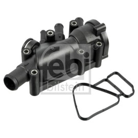 Febi Bilstein 174458 Thermostatgehäuse Thermostat Dichtung Kühlwasser für Ford